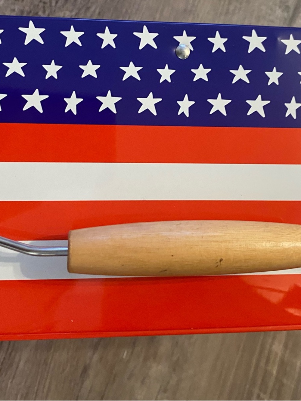 4th Of July Patriotic Picnic Lot Decor Plates, Napkins, Cutlery, Tin Basket, - Picture 2 of 10